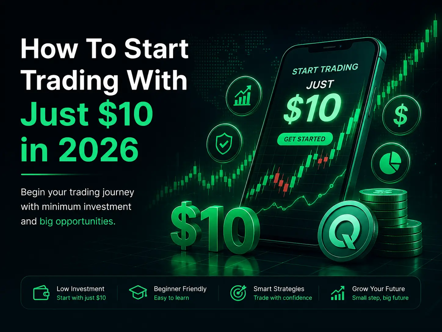 Phone showing a $10 portfolio activation